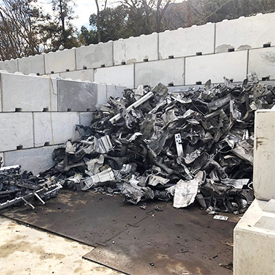 土砂・廃材の仮置き